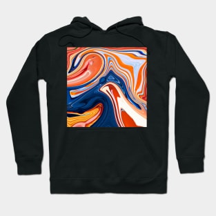 Abstract marble painting Art Hoodie